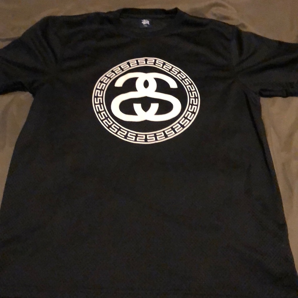 Black & White Stussy Jersey
